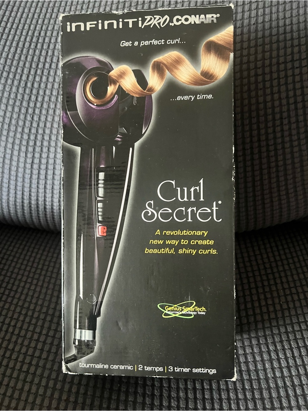 Conair InfinitiPRO Curl Secret Automatic Curler - Black/Purple